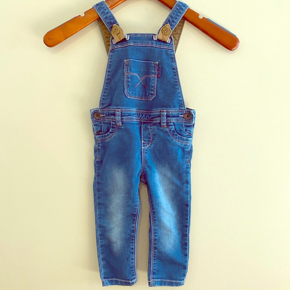 Boys denim overalls